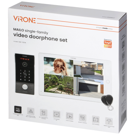 Video interfon 10", WiFi, RFID, Mailo