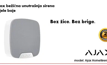 AJAX bežična unutrašnja sirena bijele boje