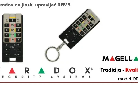 Paradox daljinski upravljač REM3