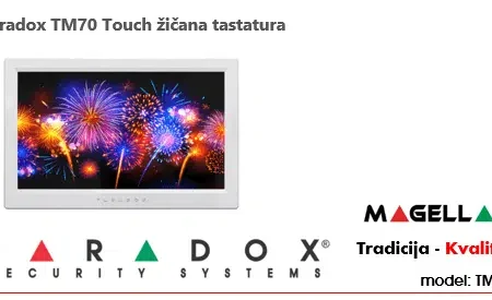 Paradox TM70 Touch žičana tastatura