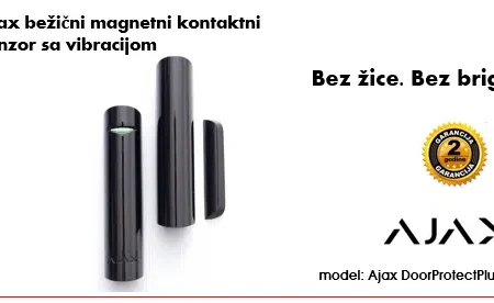 Bežični magnetni detektor sa vibracijom crne boje