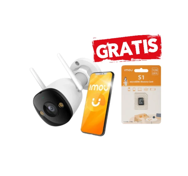Dahua IMOU Bullet 3 wifi kamera 5 MPX sa gratis 128 GB – novo