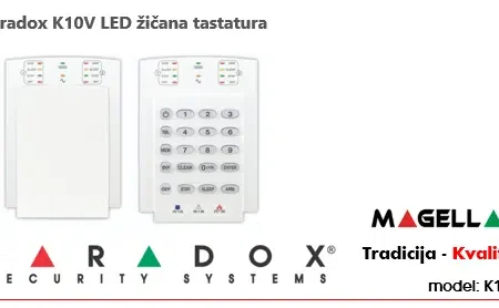 Paradox K10V LED žičana tastatura
