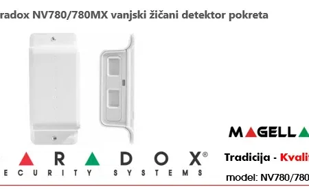 Paradox NV780/780MX vanjski žičani detektor pokreta