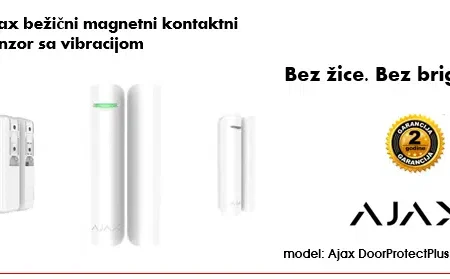 Bežični magnetni detektor sa vibracijom bijele boje