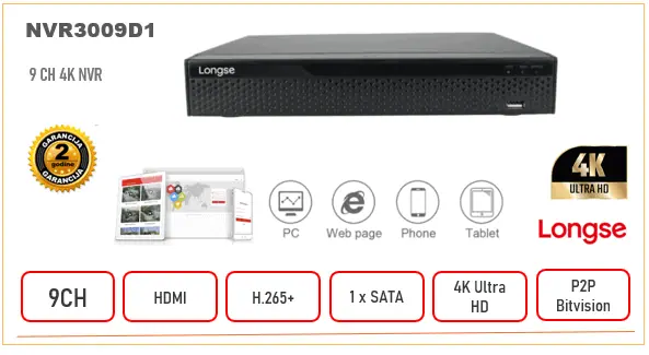 32 Kanalni mrežni snimač (NVR) 4K NVR3332E2