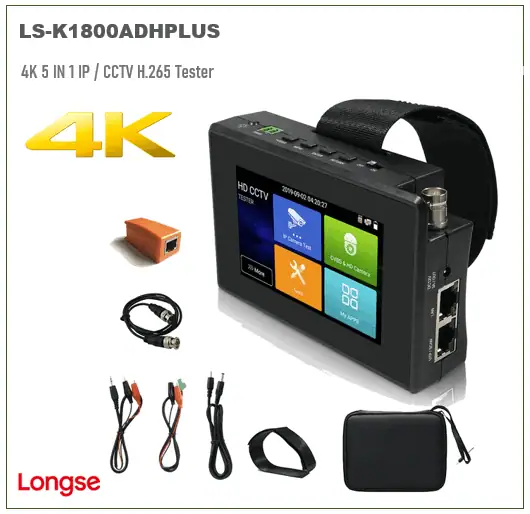 Longse HD CCTV TESTER 4K H.265