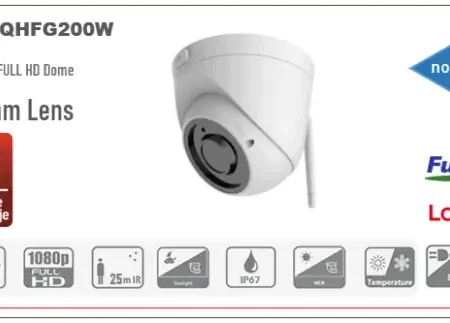 WI-FI IP Kamera 2MP 2.8mm 30M IR + Micro SD Slot