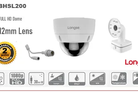 DOME IP KAMERA POE 2.0MP 2.8-12MM 30M IR SUPER STARLIGHT LVDBHSL200