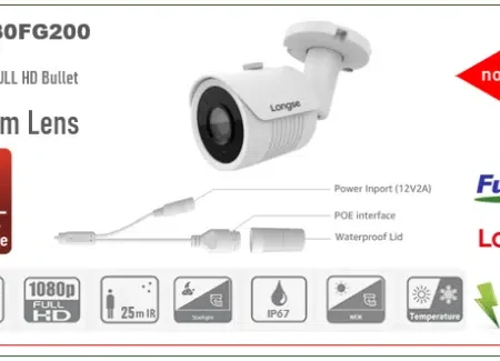 IP Kamera Bullet 2MP 3.6mm 25m IR POE