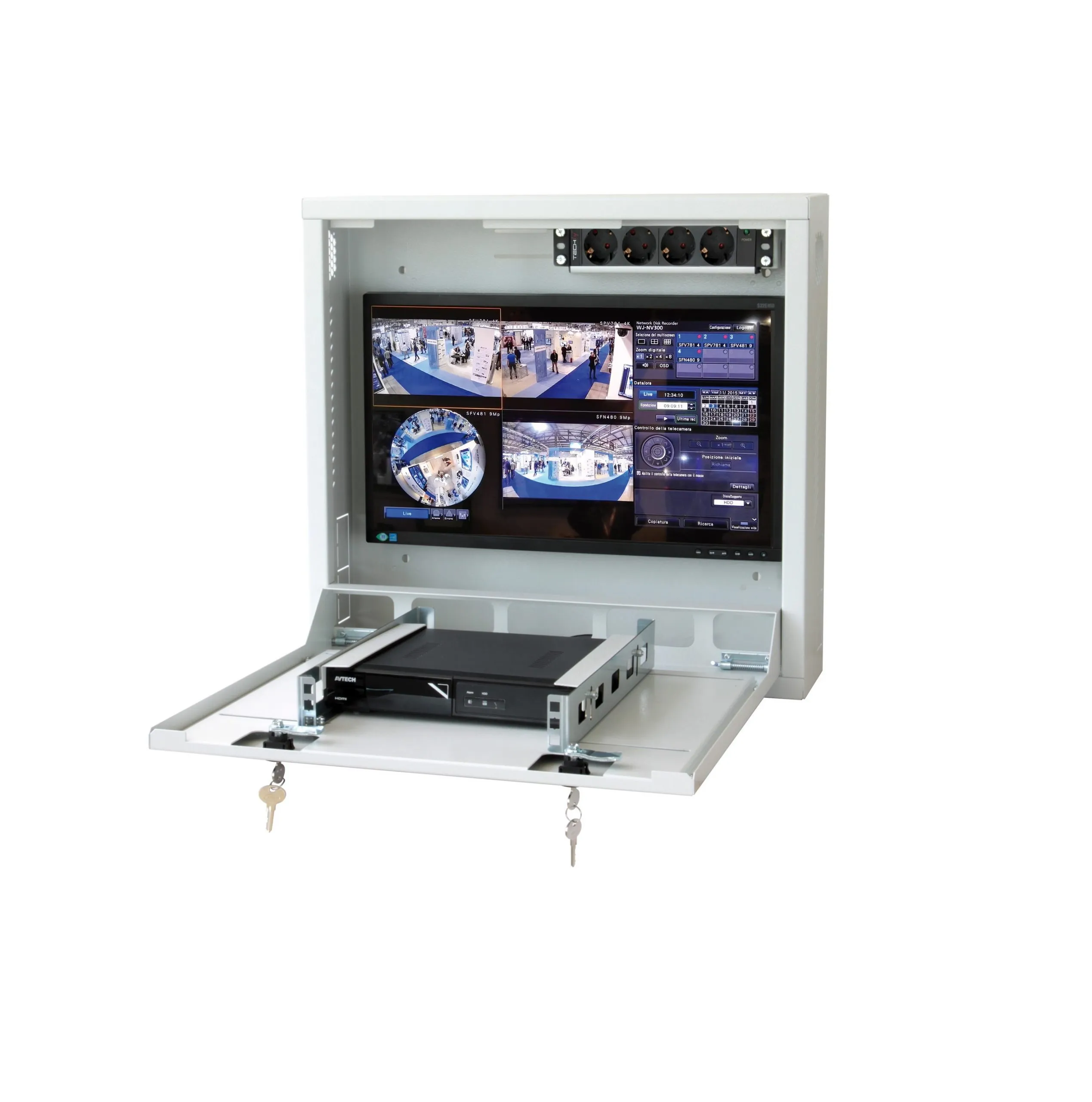 DVR5558 Racksis DVR zidni rack ormar