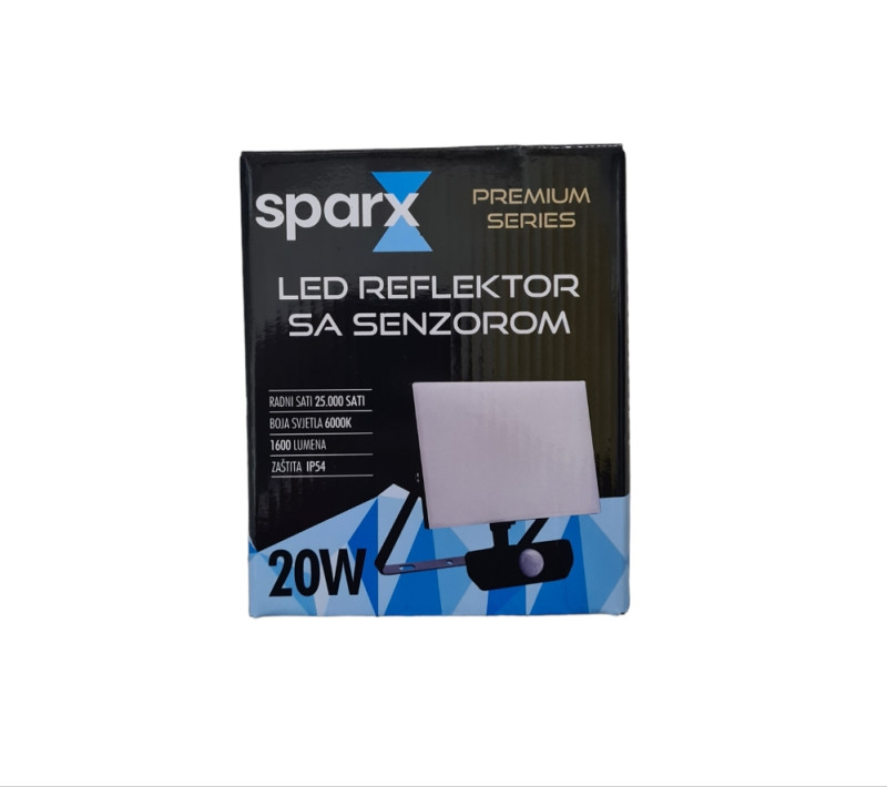 SPARX REFLEKTOR SA SENZOROM 20W 6000K IP54